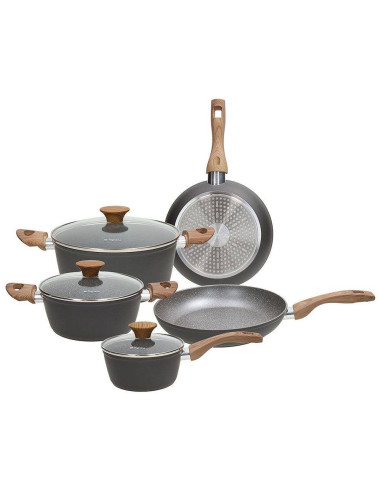TOGNANA BATTERIA DI PENTOLE E PADELLE 8 PEZZI -...