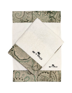 ETRO SET 2 ASCIUGAMANI VISO E OSPITE IN SPUGNA DI COTONE... 2