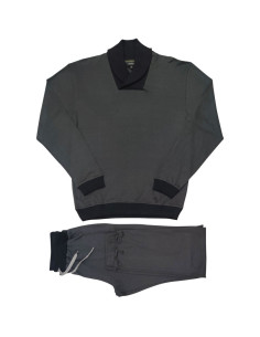 JULIPET PIGIAMA UOMO MANICA LUNGA PANTALONE LUNGO CALDO...