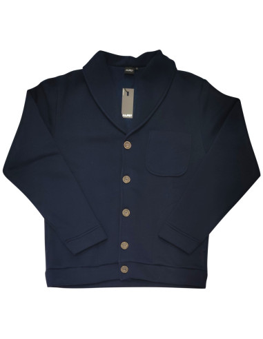 JULIPET GIACCA CARDIGAN DA UOMO TESSUTO FELPA -...