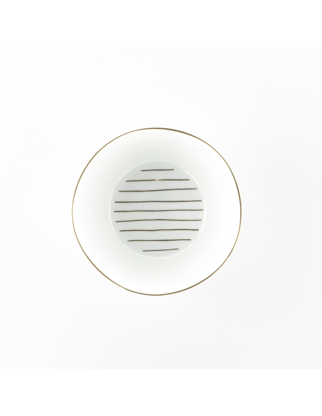 WEISSESTAL SET 6 COPPETTE 15 CM - ONIX WHITE GOLD LINES