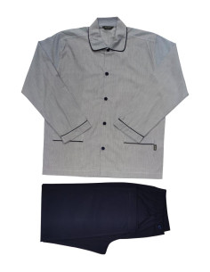 JAMAS PIGIAMA UOMO APERTO MANICA LUNGA E PANTALONE LUNGO