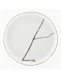 WEISSESTAL SET 5 PIATTI PIANI 27 CM - ONIX WHITE GOLD BREAK