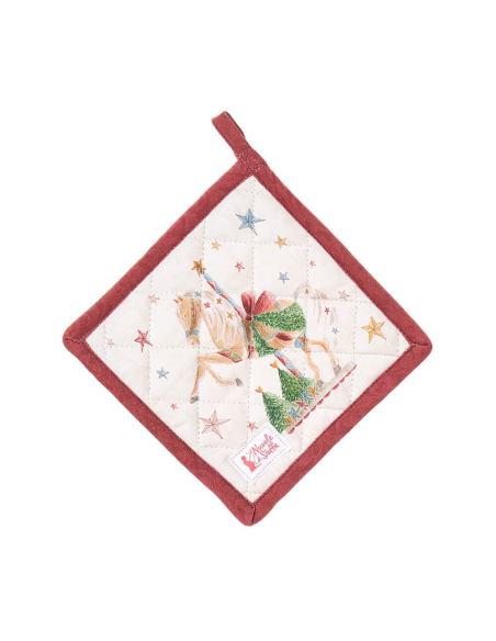 NUVOLE DI STOFFA SET GUANTO DA CUCINA E PRESINE - GIOSTRA