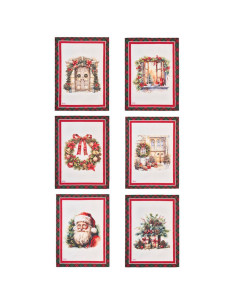 NUVOLE DI STOFFA STROFINACCIO NATALIZIO 50 X 70 CM - COMING