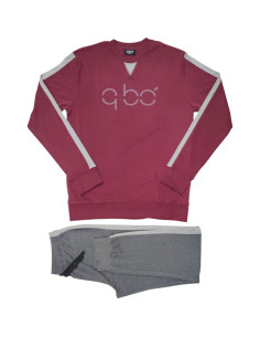 QBO PIGIAMA UOMO GIROCOLLO MANICA LUNGA E PANTALONE LUNGO