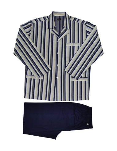 JULIPET PIGIAMA CAMICIA UOMO APERTO MANCIA...