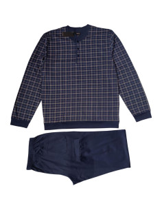 JULIPET PIGIAMA UOMO SERAFINO MANICA LUNGA E PANTALONE LUNGO 2