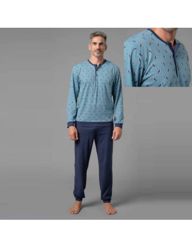 JULIPET PIGIAMA UOMO SERAFINO MANICA LUNGA E...