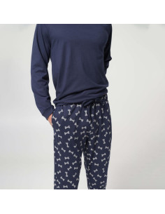 JULIPET PIGIAMA UOMO GIROCOLLO MANICA LUNGA E PANTALONE... 2