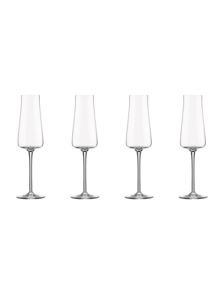 ALESSI SET 4 CALICI FLUTE PER CHAMPAGNE 26 CL - EUGENIA