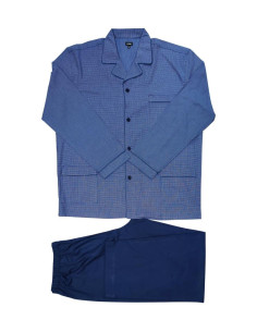 JULIPET PIGIAMA UOMO APERTO MANICA LUNGA E PANTALONE LUNGO