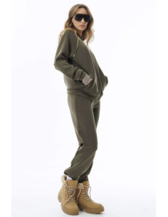 AMADINE PIGIAMA DONNA TUTA MANICA LUNGA E PANTALONE LUNGO