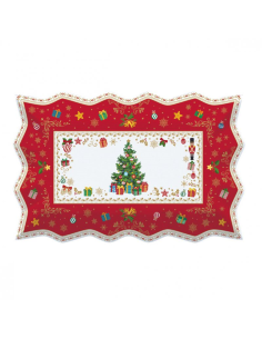 EASY LIFE PIATTO DA PORTATA 35 X 23 CM - CHRISTMAS ORNAMENTS