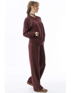 AMADINE PIGIAMA DONNA TUTA GIROGOLA MANICA LUNGA E...