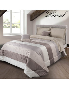 DAVID TRAPUNTA MATRIMONIALE 270 X 270 CM IN VELLUTO -...