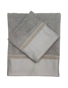 DAVID SET 2 ASCIUGAMANI VISO E OSPITE IN SPUGNA - STAR