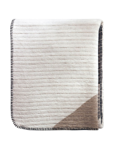 BIEDERLACK COPERTA CON STRUTTURA IN RILIVEVO COTONE 150 X 200 CM - FEEL GRAPHIC