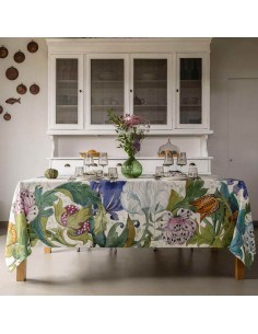 NAPKING TOVAGLIA RETTANGOLARE STAMPATA 100% LINO - MORRIS