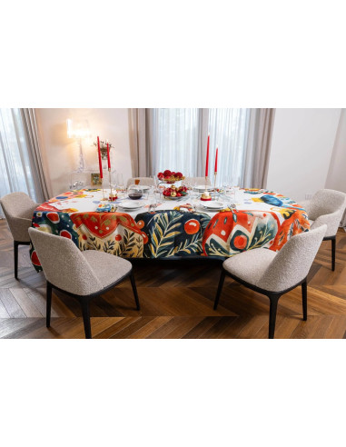 NAPKING COPRITAVOLA NATALIZIA 110 X 110 CM 100%...