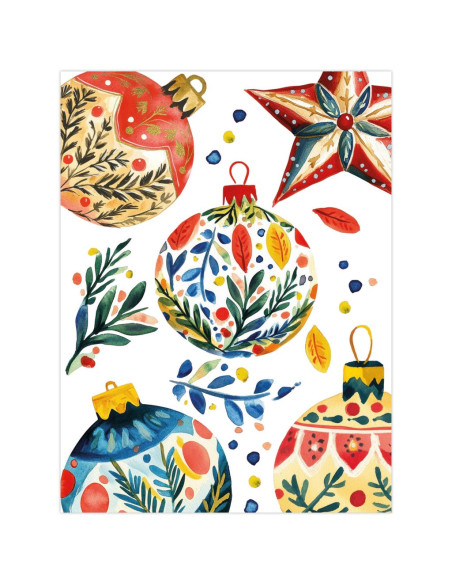 NAPKING STROFINACCIO DA CUCINA 55 X 75 CM 100% LINO - MAGIC XMAS
