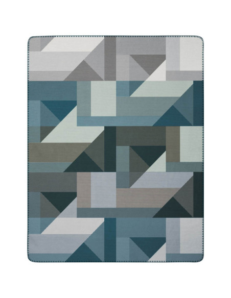 BIEDERLACK COPERTA CON STRUTTURA IN RILIVEVO COTONE 150 X 200 CM - GRAPHIC VIEW