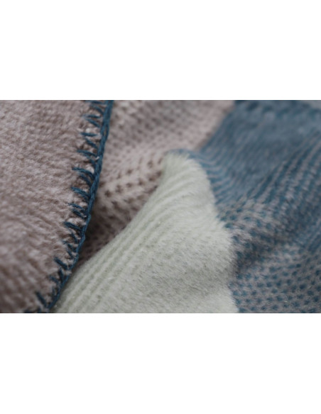 BIEDERLACK COPERTA CON STRUTTURA IN RILIVEVO COTONE 150 X 200 CM - GRAPHIC VIEW