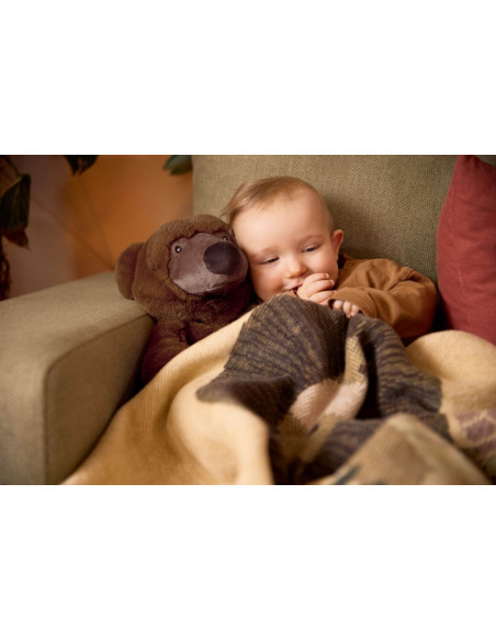 BIEDERLACK COPERTA PER BAMBINI 75 X 100 CM CON PELUCHE - DREAM TEAM