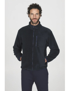 JULIPET GIACCA DA CAMERA UOMO CON ZIP IN PILE - NANCHINO