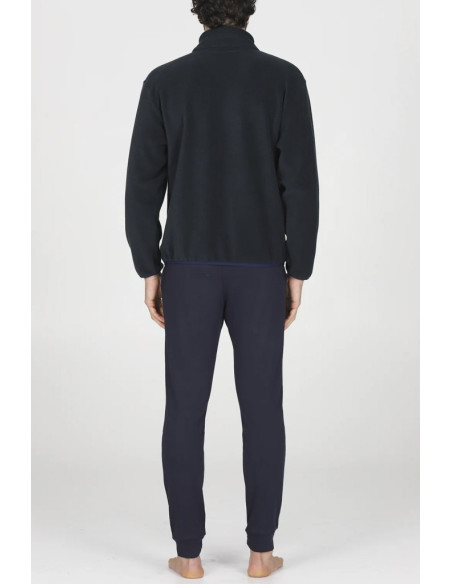 JULIPET GIACCA DA CAMERA UOMO CON ZIP IN PILE - NANCHINO