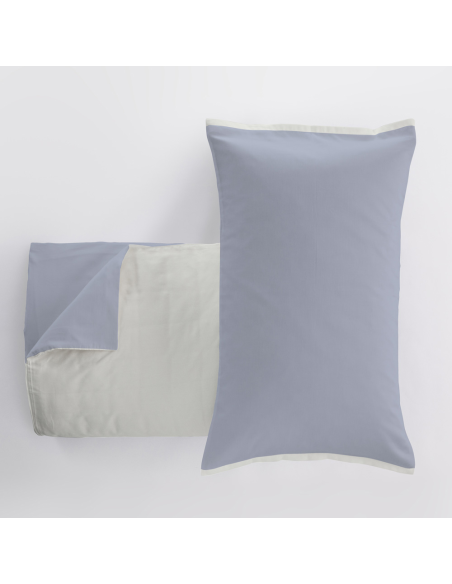 COGAL COMPLETO LENZUOLA 1 PIAZZA E MEZZA IN CALDO COTONE DOUBLE-FACE - BICOLORE