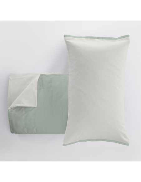 COGAL COMPLETO LENZUOLA 2 PIAZZE IN CALDO COTONE DOUBLE-FACE - BICOLORE