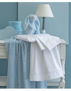 BLUMARINE BABY COMPLETO LENZUOLA CULLA 3 PEZZI IN...