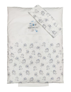 BLUMARINE BABY COMPLETO COPRIPIUMINO CULLA 4 PEZZI - GUFETTI