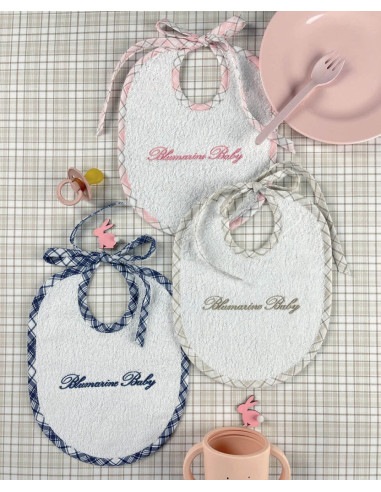 BLUMARINE BABY BAVAGLINO PER NEONATO IN SPUGNA...