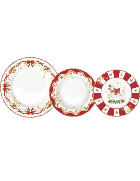 EASY LIFE SERVIZIO NATALIZIO 18 PEZZI - CHRISTMAS TALE