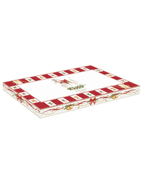 EASY LIFE PIATTO PORTATA 35 X 15 CM - CHRISTMAS TALE