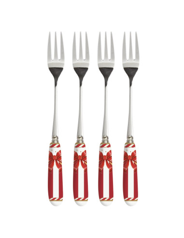 EASY LIFE SET 4 FORCHETTE DESSERT - CHRISTMAS TALE