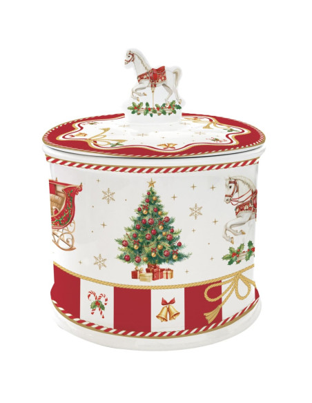 EASY LIFE BISCOTTIERA NATALIZIA Ø 14 X H16.5 CM - CHRISTMAS TALE