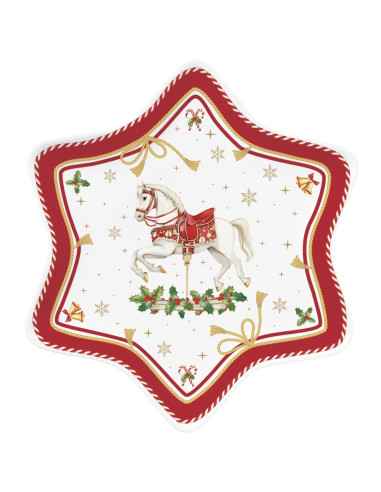 EASY LIFE PIATTINO DOLCE NATALIZIO 22.5 CM -...