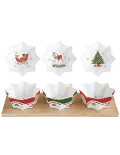 EASY LIFE SET APERITIVO 3 CIOTOLINE SU VASSOIO 34 X 12 CM...