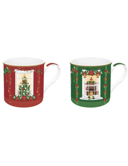 EASY LIFE SET 2 TAZZE MUG 300 ML - FESTIVE AVENUE