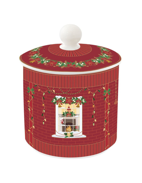 EASY LIFE BARATTOLO CON COPERCHIO Ø 10.5 X H13 CM - FESTIVE AVENUE
