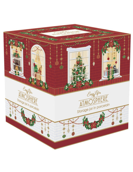 EASY LIFE BARATTOLO CON COPERCHIO Ø 10.5 X H13 CM - FESTIVE AVENUE