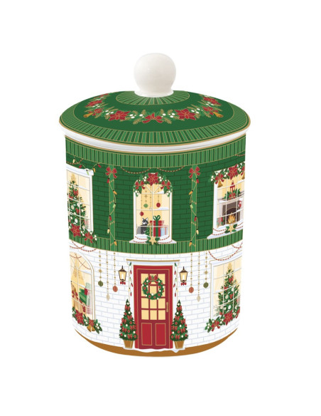 EASY LIFE BARATTOLO CON COPERCHIO Ø 11.5 X H18 CM - FESTIVE AVENUE