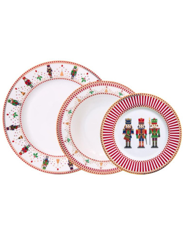 EASY LIFE SERVIZIO NATALIZIO 18 PEZZI -...