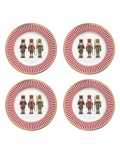 EASY LIFE SET 4 PIATTINI DESSERT Ø 19 CM - NUTCRACKERS