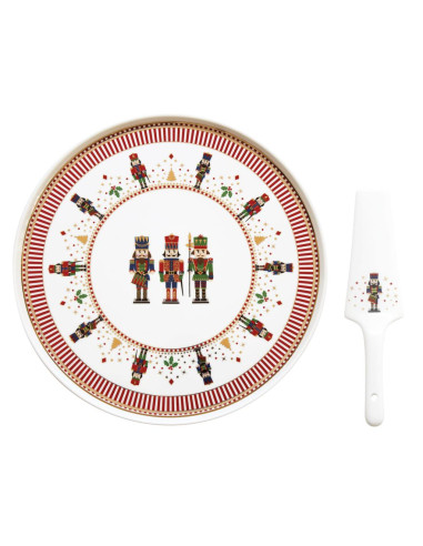 EASY LIFE PIATTO PANETTONE Ø 32 CM CON PALETTA...