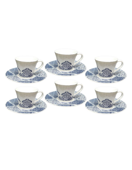 TOGNANA SET 6 TAZZE CAFFE 10 CL - ARENA VERTIGO