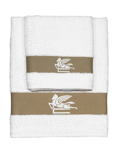 ETRO SET 2 ASCIUGAMANI VISO E OSPITE IN SPUGNA...